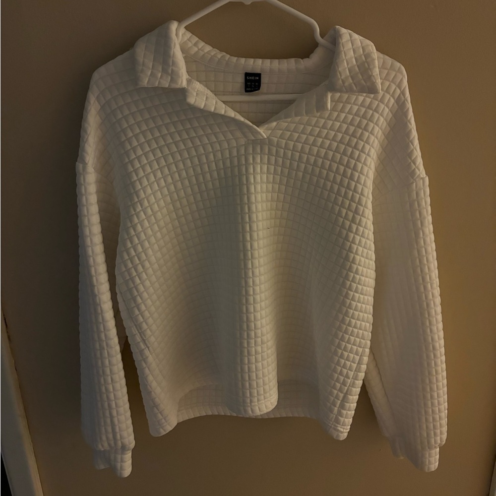 white| sweater| shein